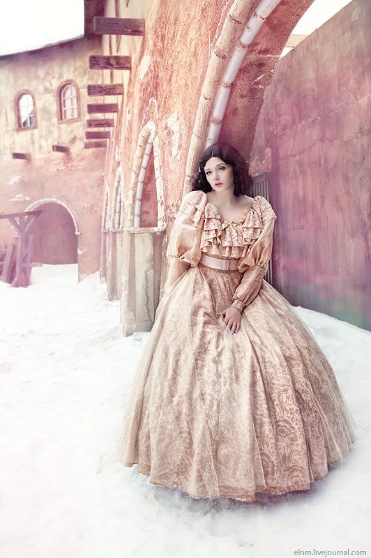 портрет, цветное, девушка  фото превью