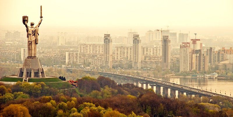 киев, город, пейзаж, улицы, виды, Киев фото превью