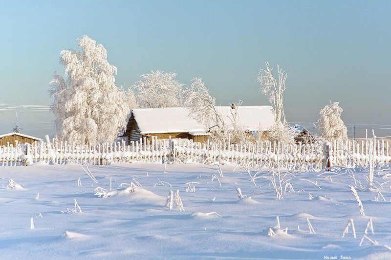 зимняя, сказка Зимне-закатная... фото превью