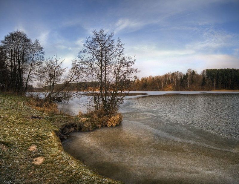 первый, лед, птичь, ноябрь | Ледоставная | фото превью