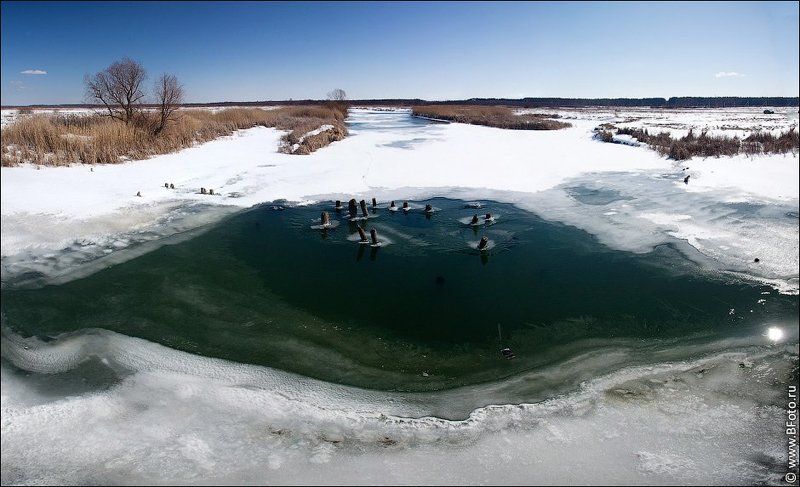 весна, пейзаж, март, река, природа, строганов Весна, март фото превью