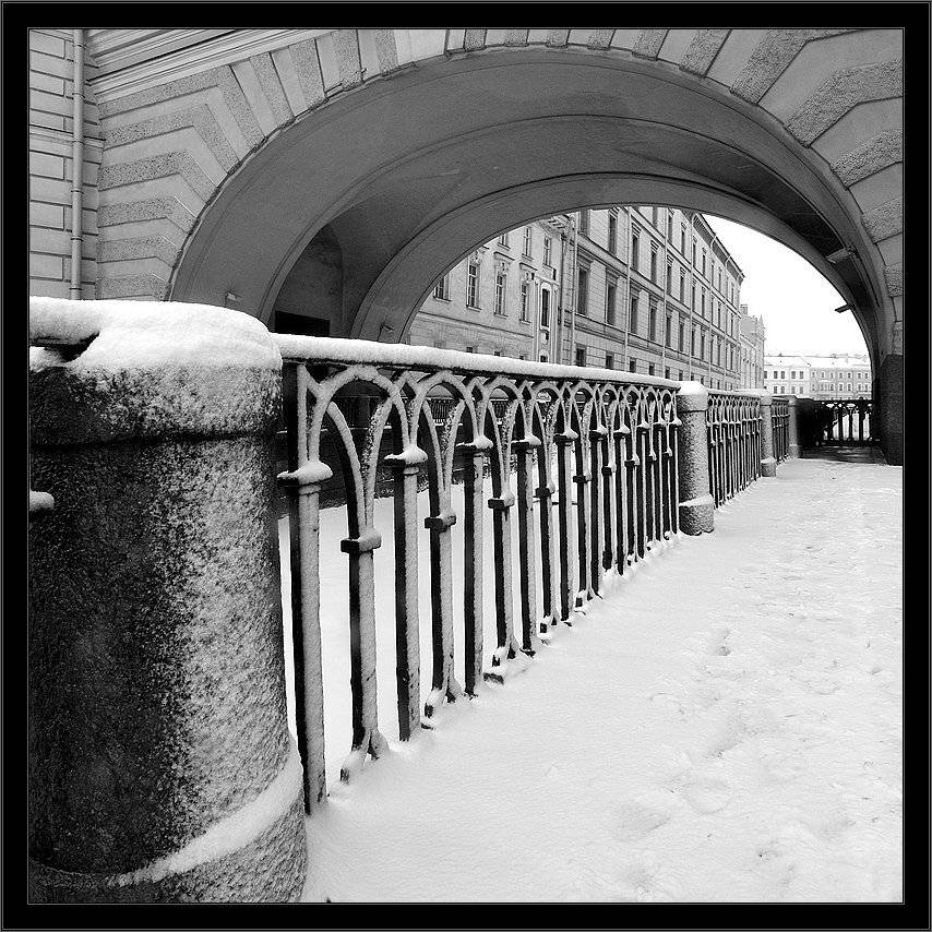 петербург, центр, зимняя канавка, чб квадрат, Kirill Shapovalov