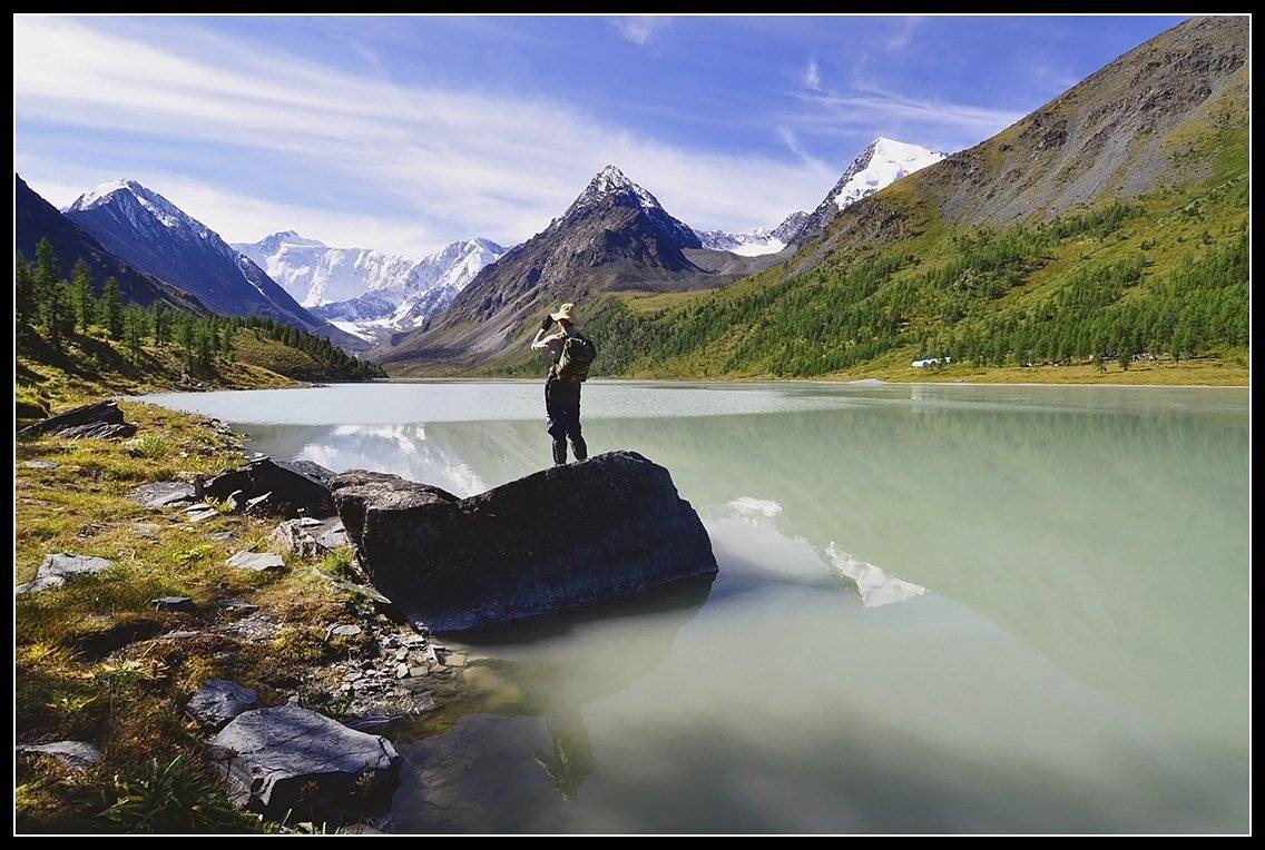 алтай, катунский хр. озеро аккемское, г.белуха, АНАТОЛИЙ ДОВЫДЕНКО