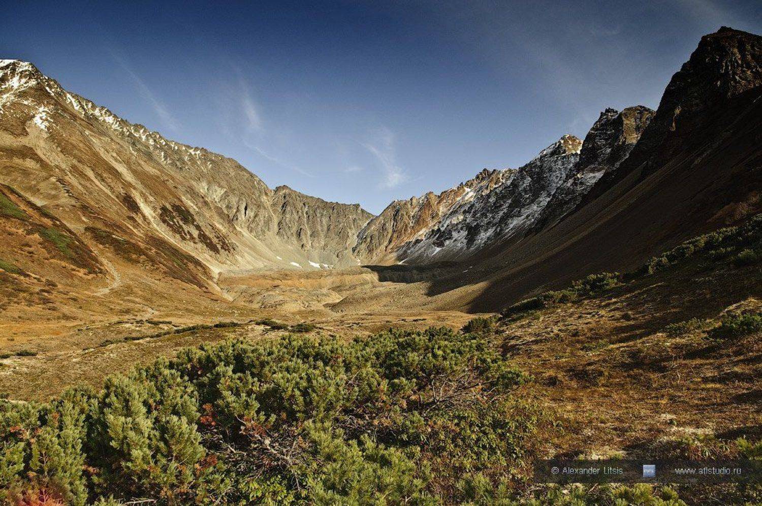 горы,цирк,летняя,поперечная,камчатка, Александр Лицис