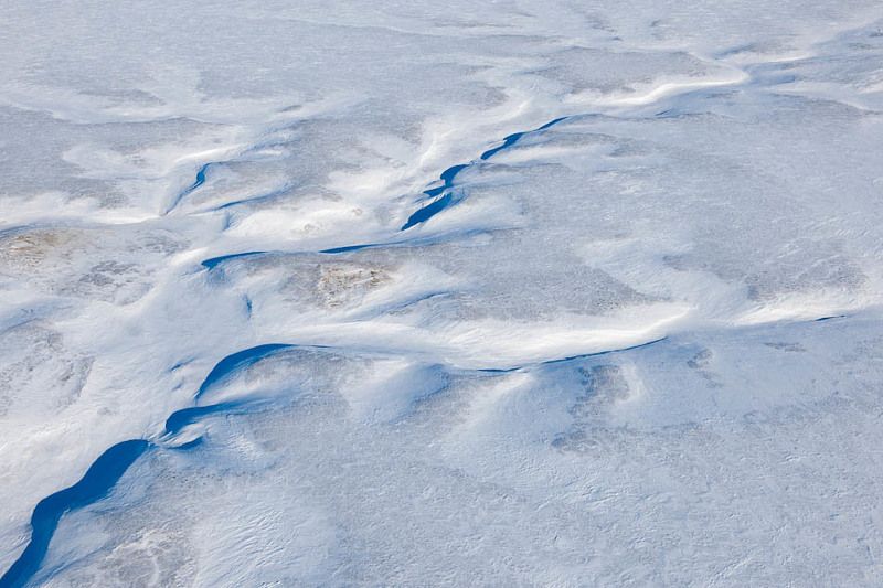 север,тундра,зима где-то на  просторах севера фото превью