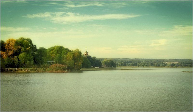 Осеннее утро фото превью