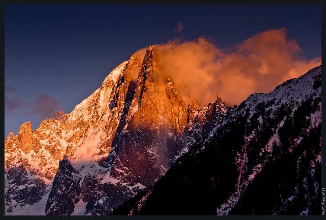 горы, франция, альпы, свобода, облака, закат, путь, выбор, монблан, Vitaliy Rage