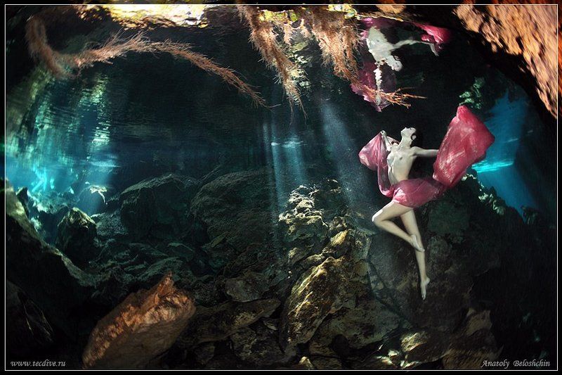 mexico, underwater, photo, cave, chak, mool, anatoly, beloshchin, nude, &, fashion, seacam, canon, 5d, mark, ii Chak Mool (подводное фото) фото превью