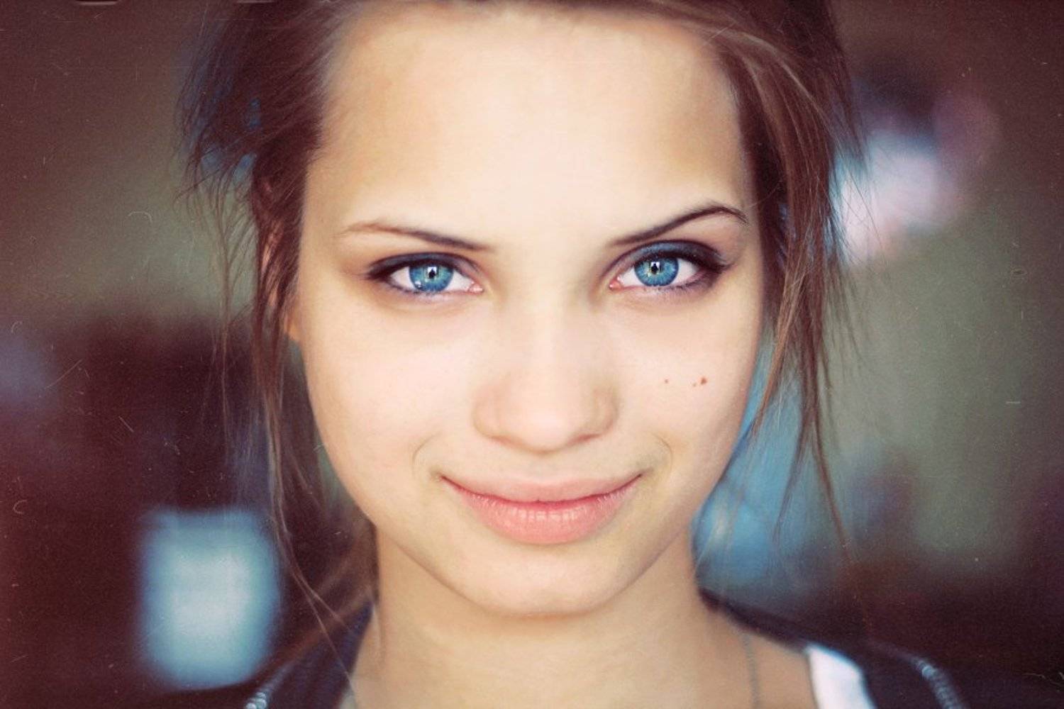 девушка, нася, портрет, дома, голубые глаза, взгляд, нежность, милая, Никита