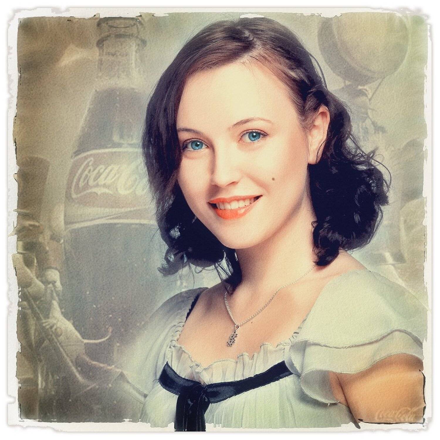 Old fashion style portrait, Pin-up style, Serg