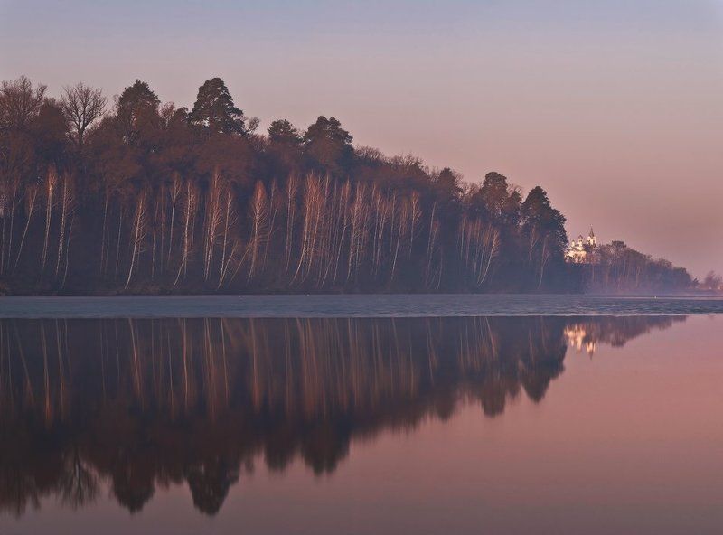 утро Тригорского монастыря ... фото превью