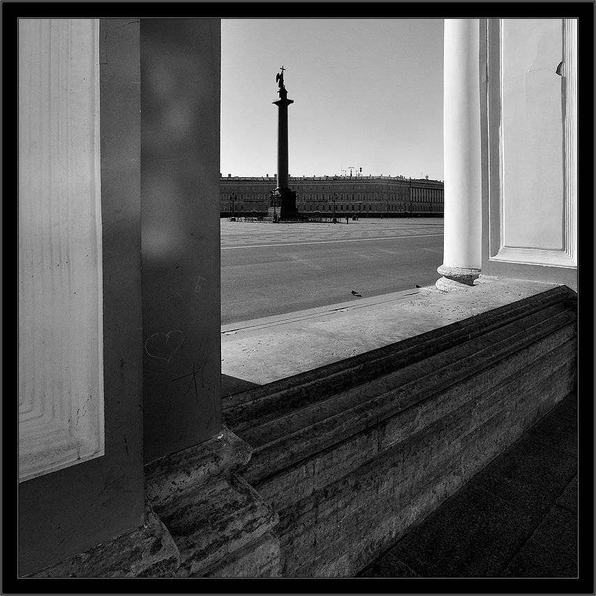 петербург, центр, дворцовая, чб, квадрат, окно в европу, Kirill Shapovalov