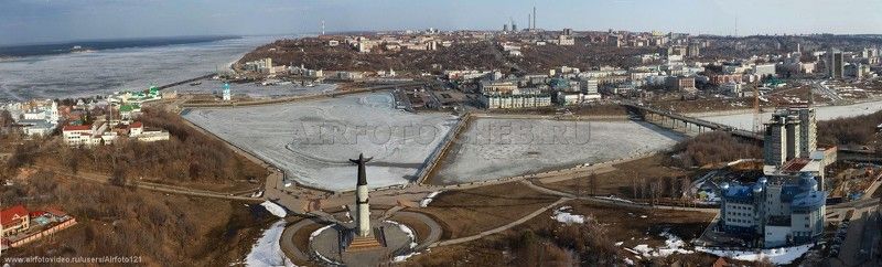 чебоксары, воздушная съемка, воздушная фотография, панорамная фотография, городской пейзаж, вечерний город, качественные фотографии Времена года фото превью