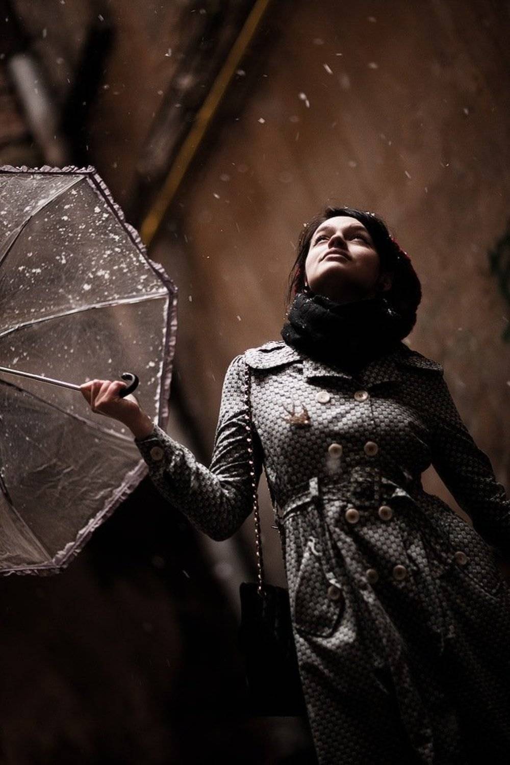 снег,девушка, Євген Кукулка