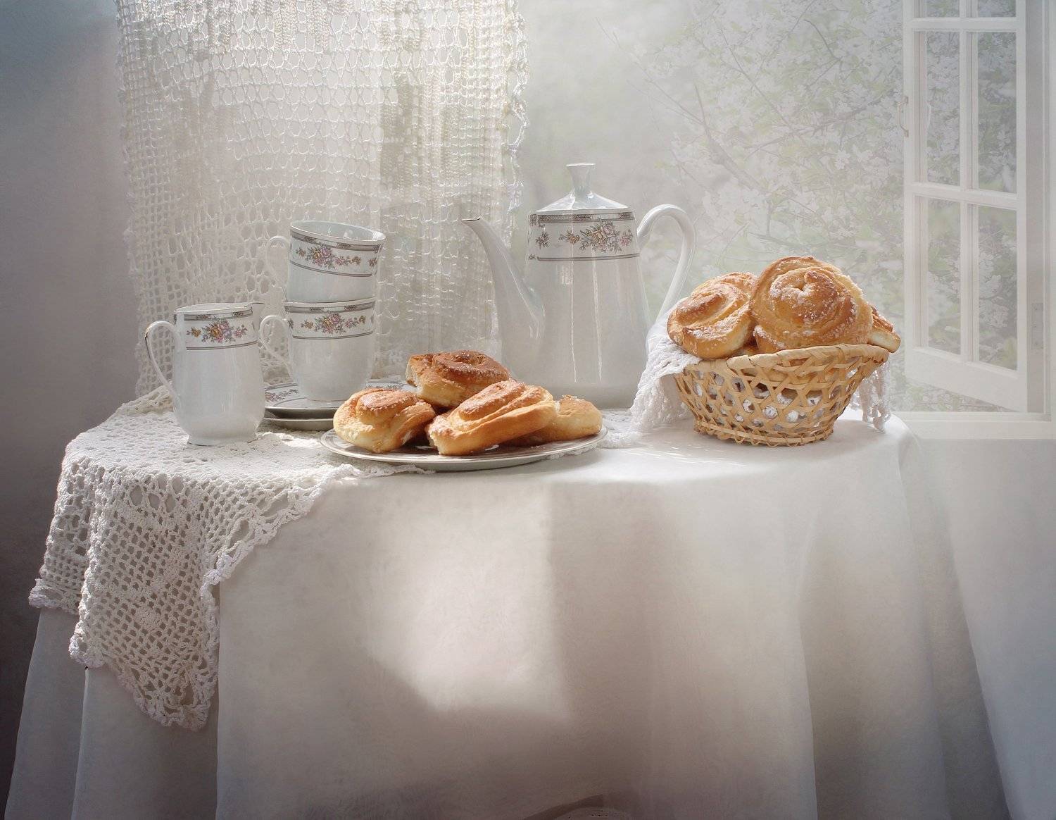 натюрморт, весна, выпечка, фарфор, посуда, Ковалева Светлана