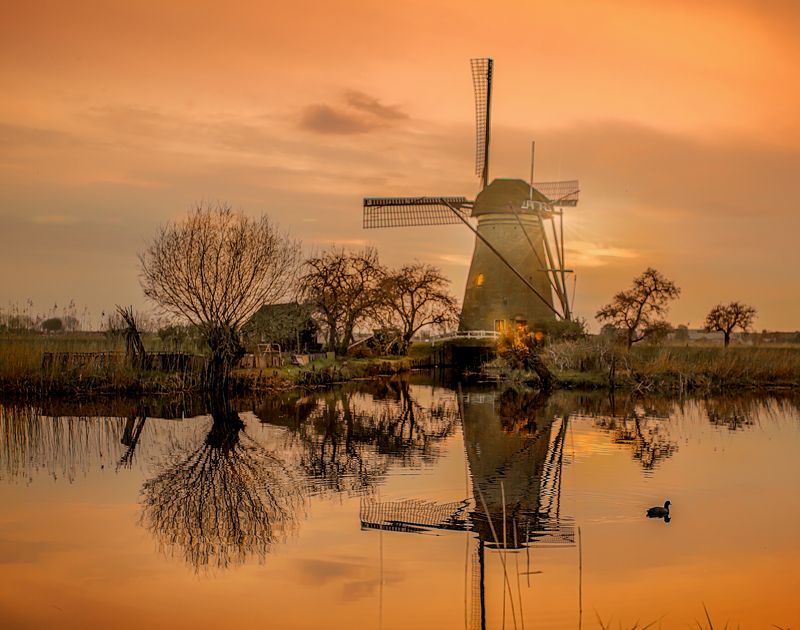 Holland Wildmühle * Голландия, ветряные мельницы фото превью