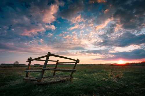 Summer spring in the country