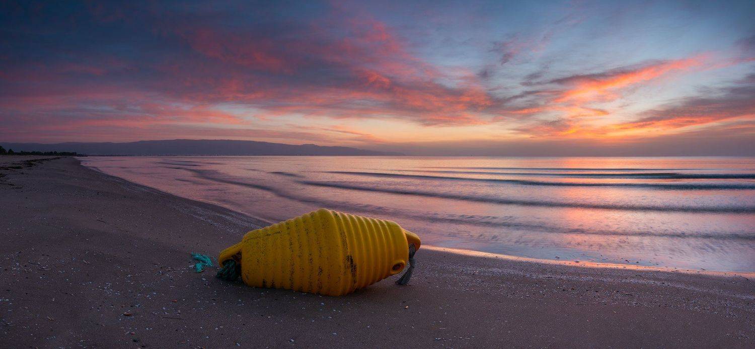 панорама, пейзаж, италия, море, рассвет, Алексей Мельситов