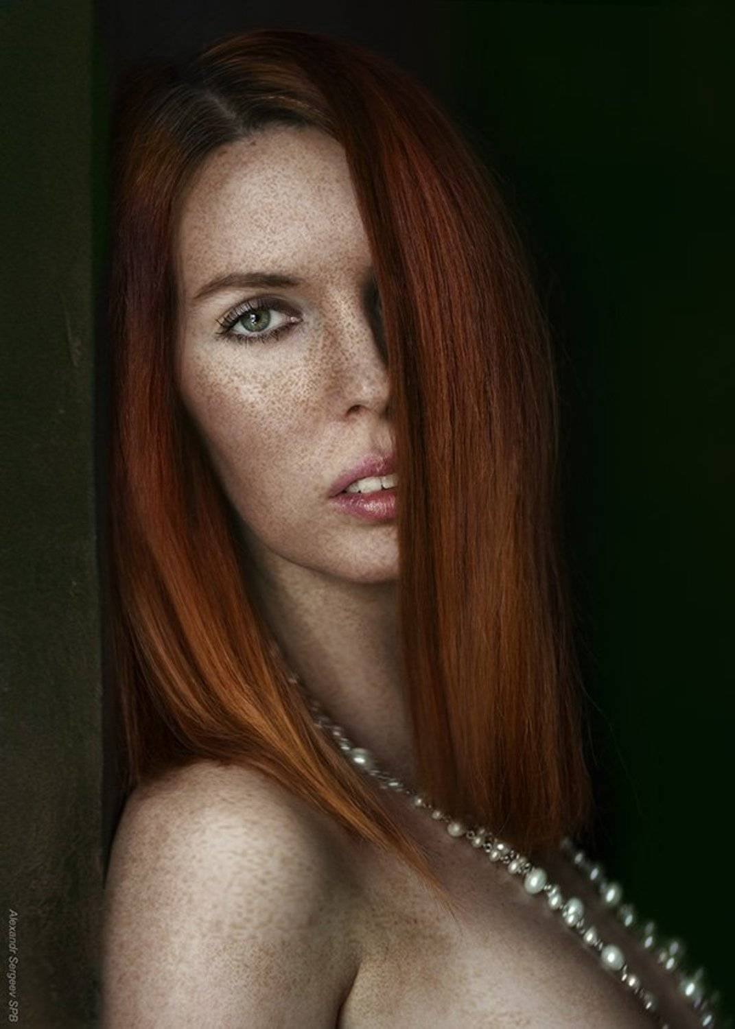 девушка,рыжая,веснушки,классика, Александр Сергеев