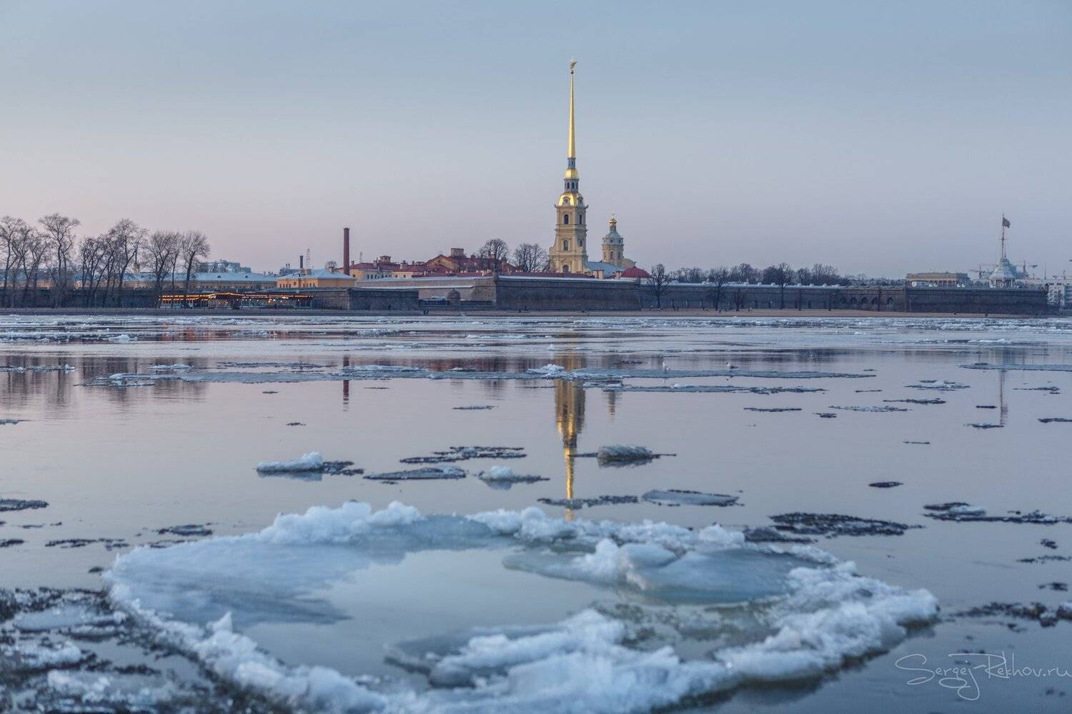 питер, санкт-петербург, спб, севернаяпальмира, ледоход, вечер, rekhov, Сергей Рехов