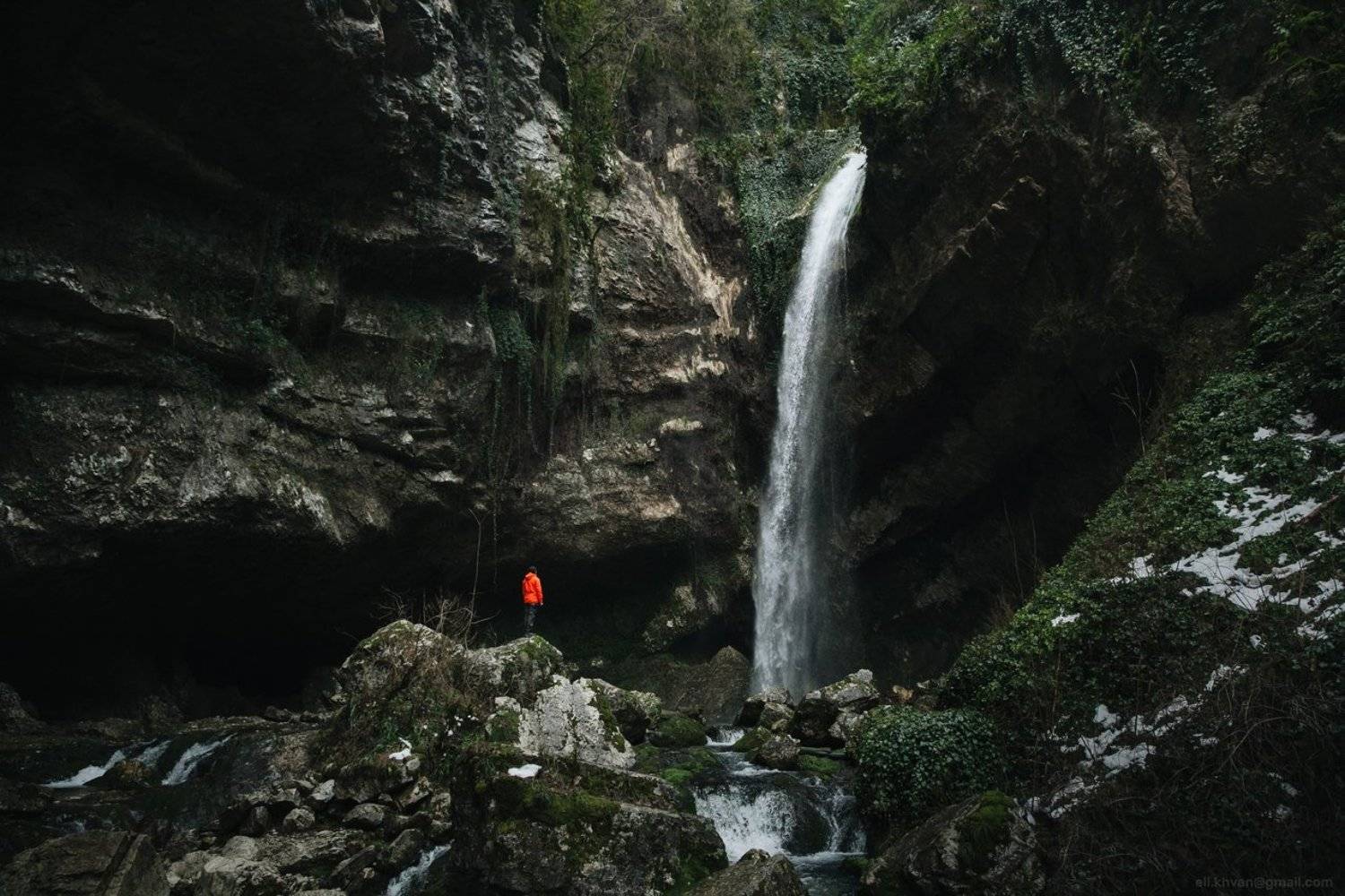 Водопад, Сочи, Пасть Дракона, Глубокий Яр, Красная Поляна, Элина Хван