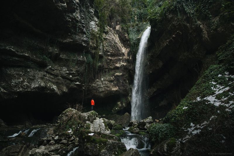 Водопад, Сочи, Пасть Дракона, Глубокий Яр, Красная Поляна Глубокий Яр фото превью