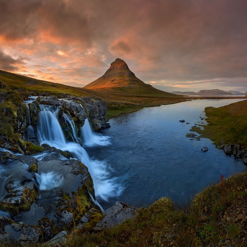 исландия, iceland, kirkjufellsfoss, киркьюфетль, kirkjufell Шапка \