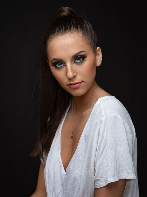 beauty, portrait, girl , young, female, studio Alyssa фото превью