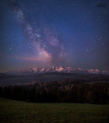 Milky way moutain