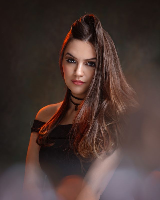 beauty, portrait, girl , young, female, studio Larissa фото превью