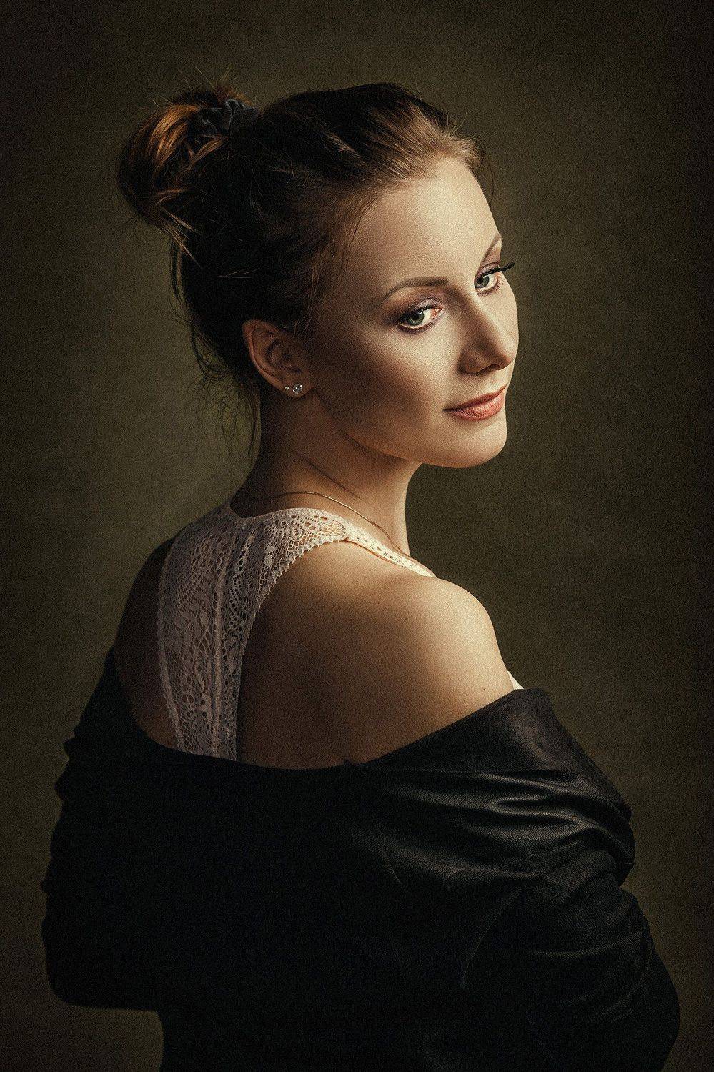 портрет, студия, классика, девушка, картина, Анастасия Косарева