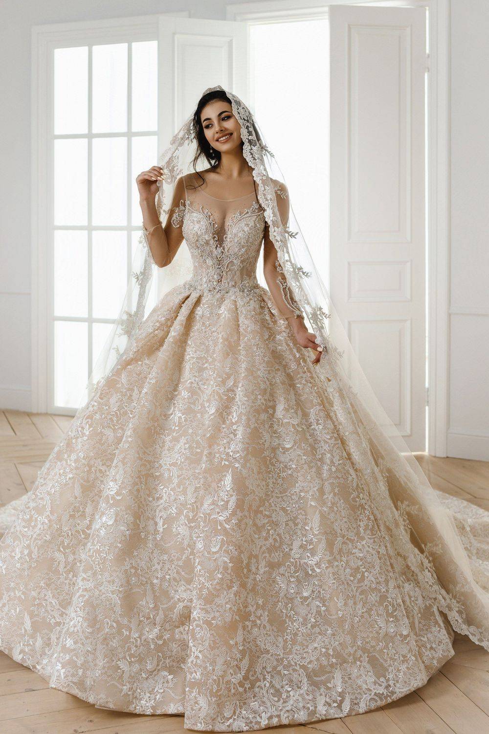 невеста, девушка, студия, свадьба, платье, Анастасия Косарева