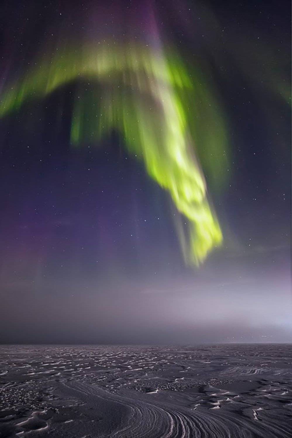 полярное,северное,сияние,зима,снег,туман,, Матвеев Игорь