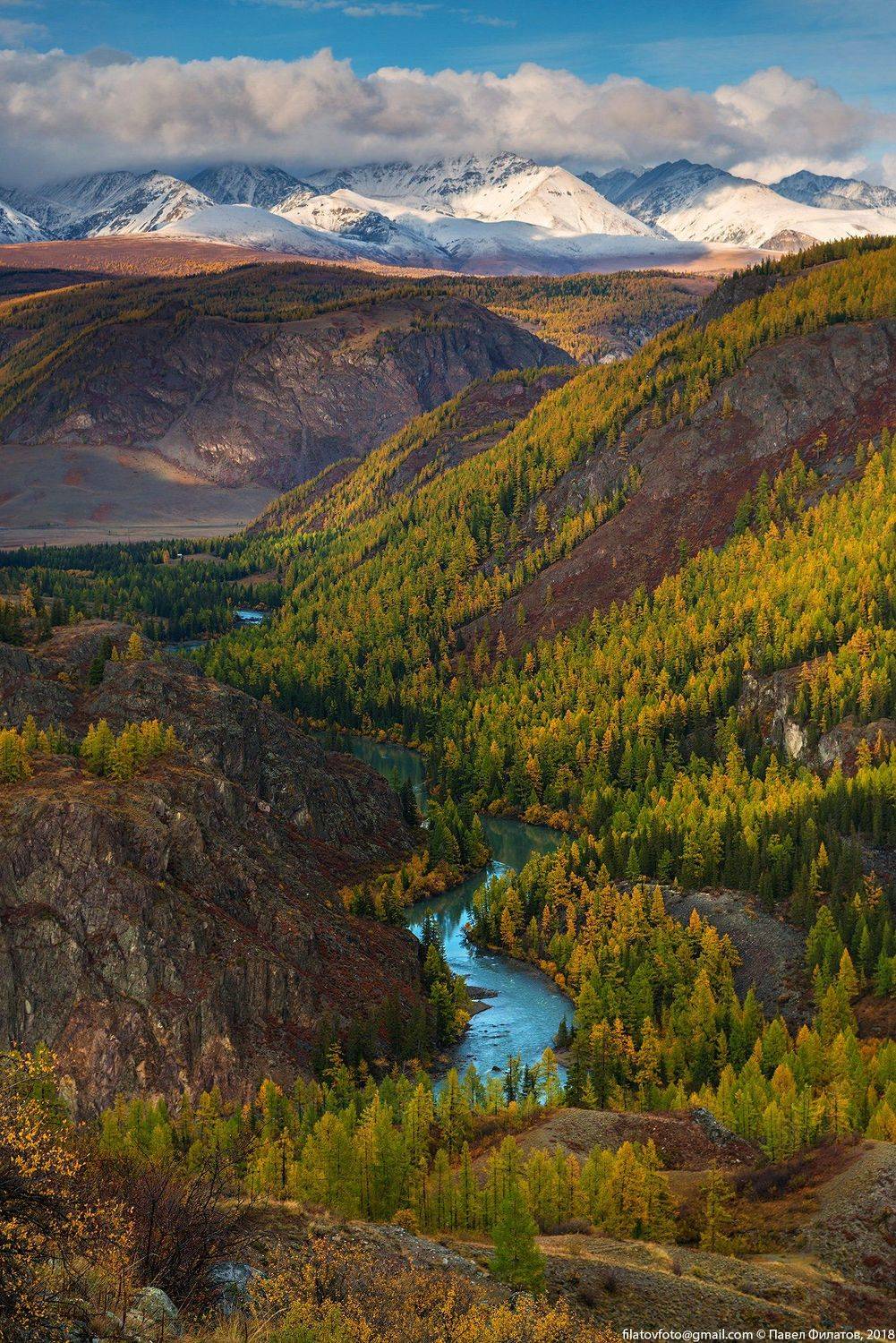алтай, сибирь, осень, чуя, курайский хребет, Павел Филатов