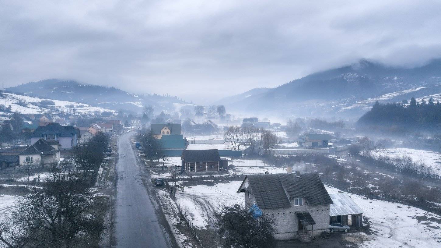 весна, закарпатье, карпаты, март, снег, туман, Вейзе Максим