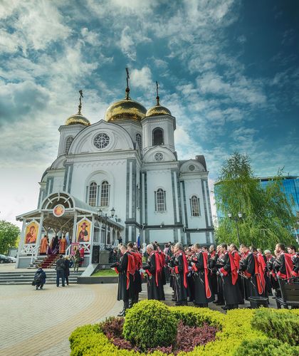 Парад Кубанского казачьего войска.