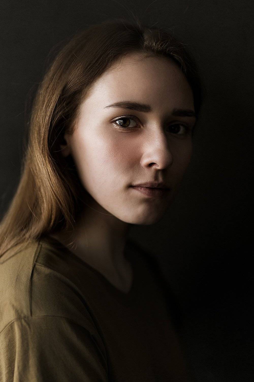 portrait, girl, people, color, eyes, light, девушка, studio, студия, портрет, head, свет, человек, эмоции, цвет, фотосессия, Иван Лосев