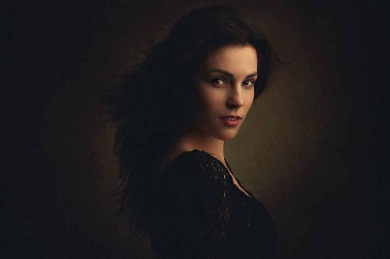 портрет, девушка, картина Виктория фото превью