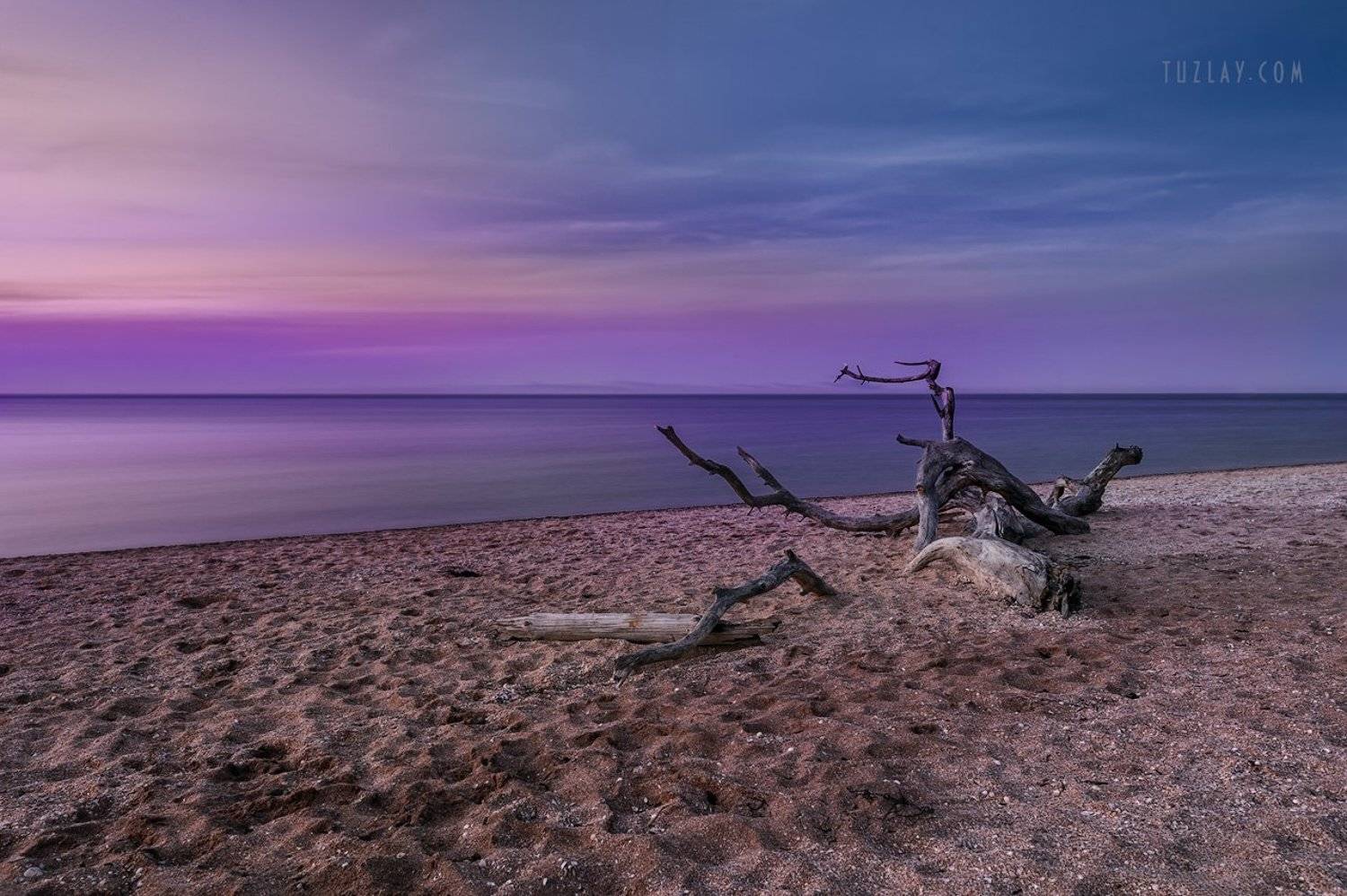 азовское море, апрель, закат, морской берег, таманский полуостров, темрюкский район, Владимир Тузлай