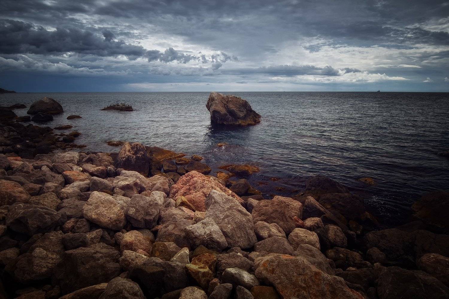 крым, лето, море, камни, юбк, Алексей Никонов