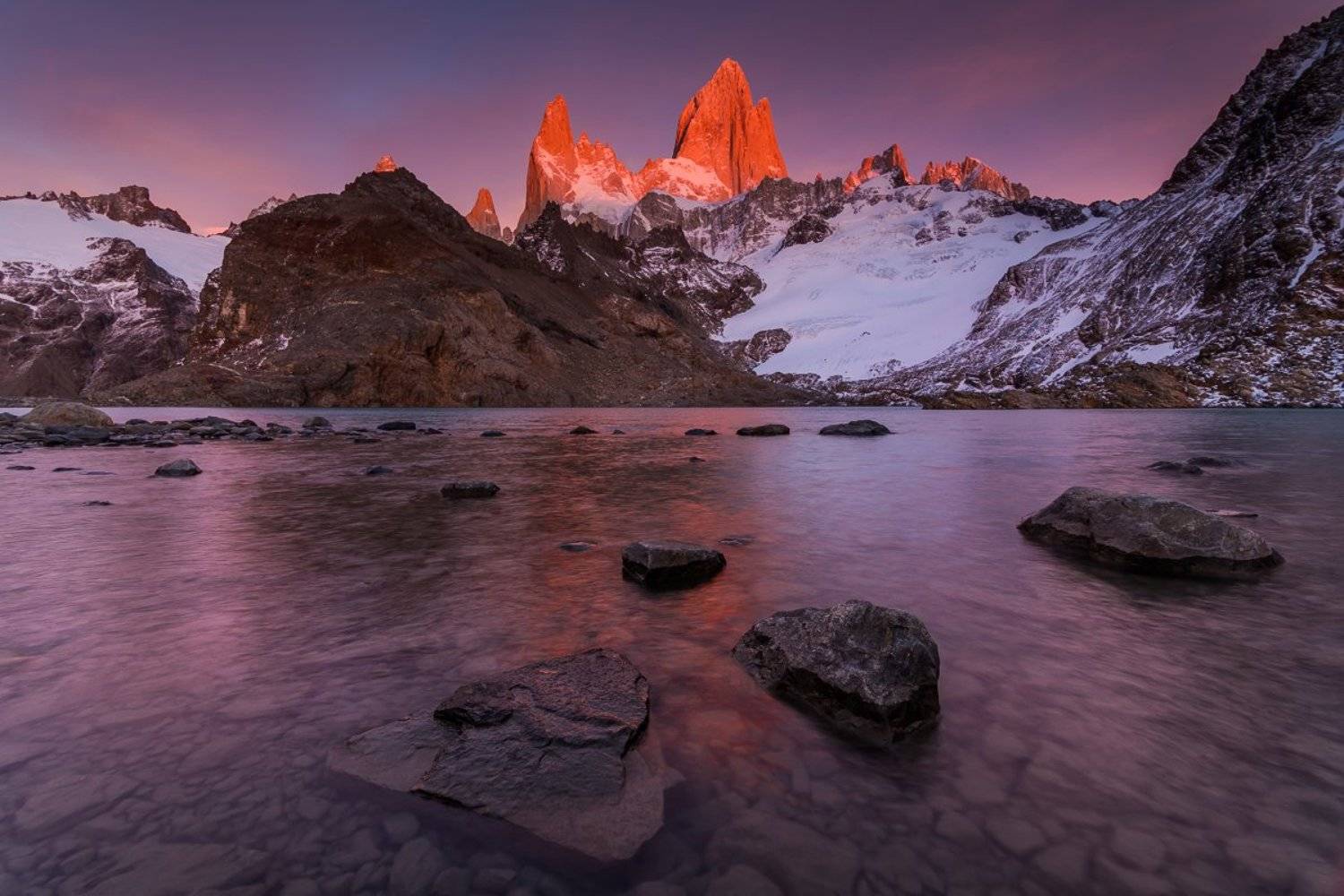 патагония, горы, рассвет, аргентина, Антон Петрусь