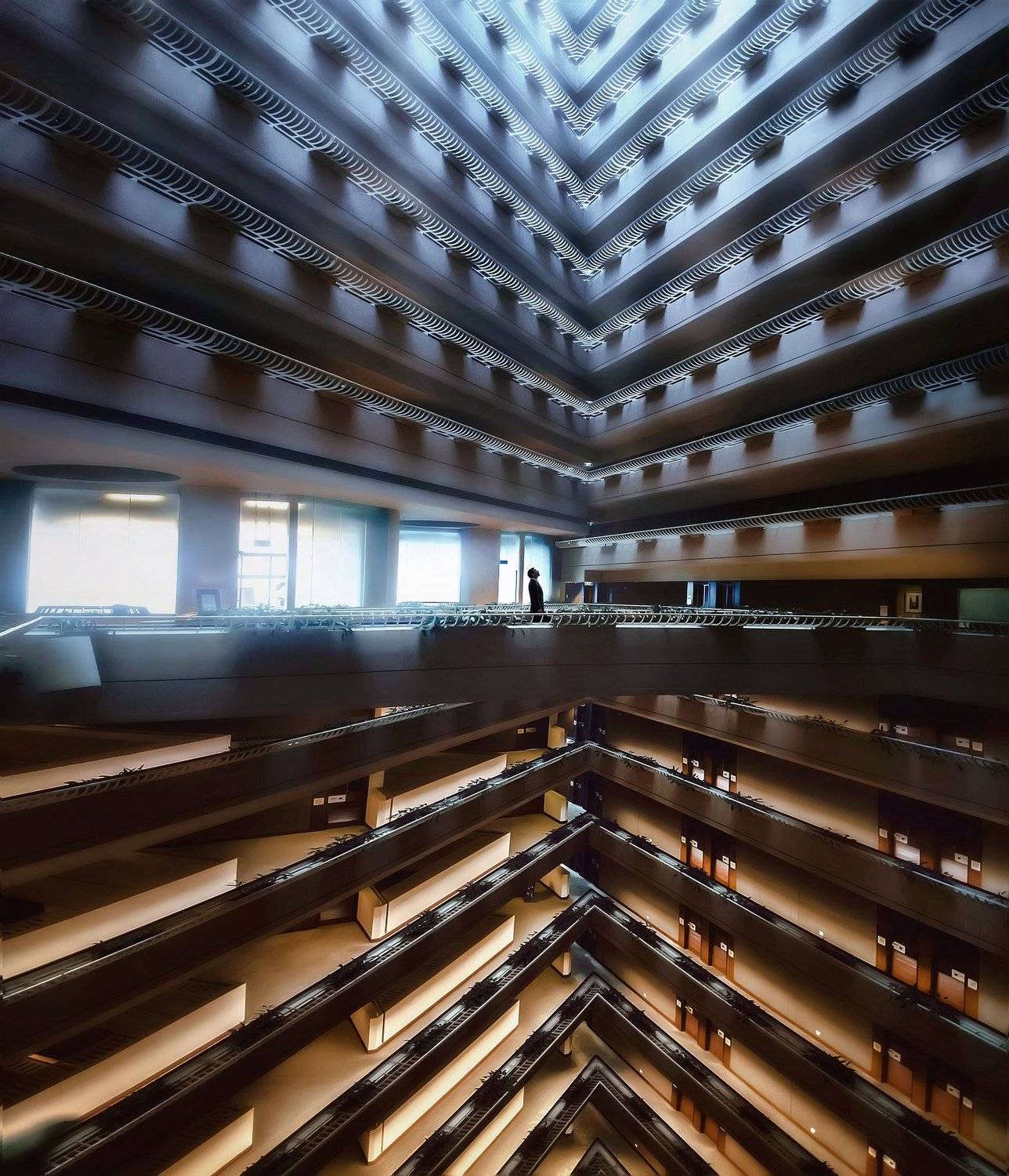 симметрия, архитектура, атриум, сингапур, Алексей Ермаков