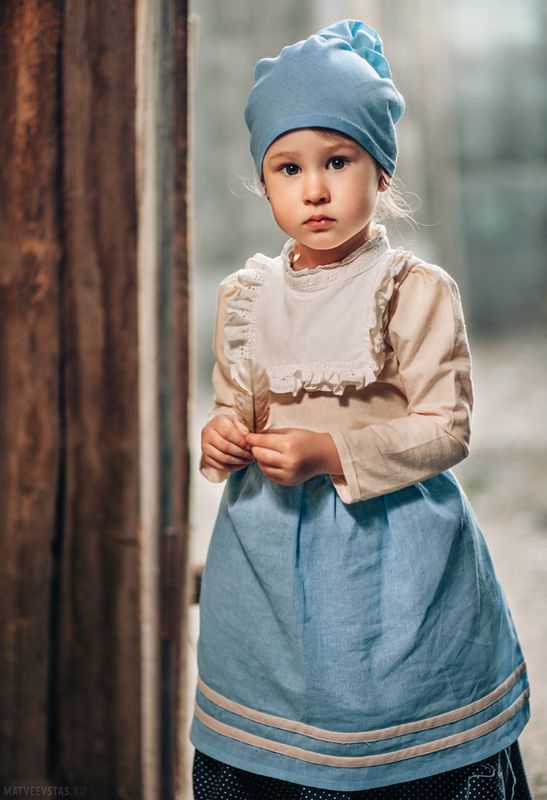 старина, деревня, девочка, перышко, дети Глаша фото превью