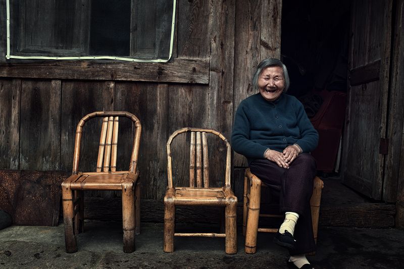 Granny with smile
