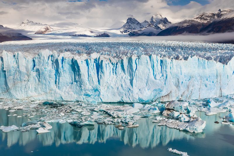 патагония, горы, рассвет, аргентина Перито Морено фото превью