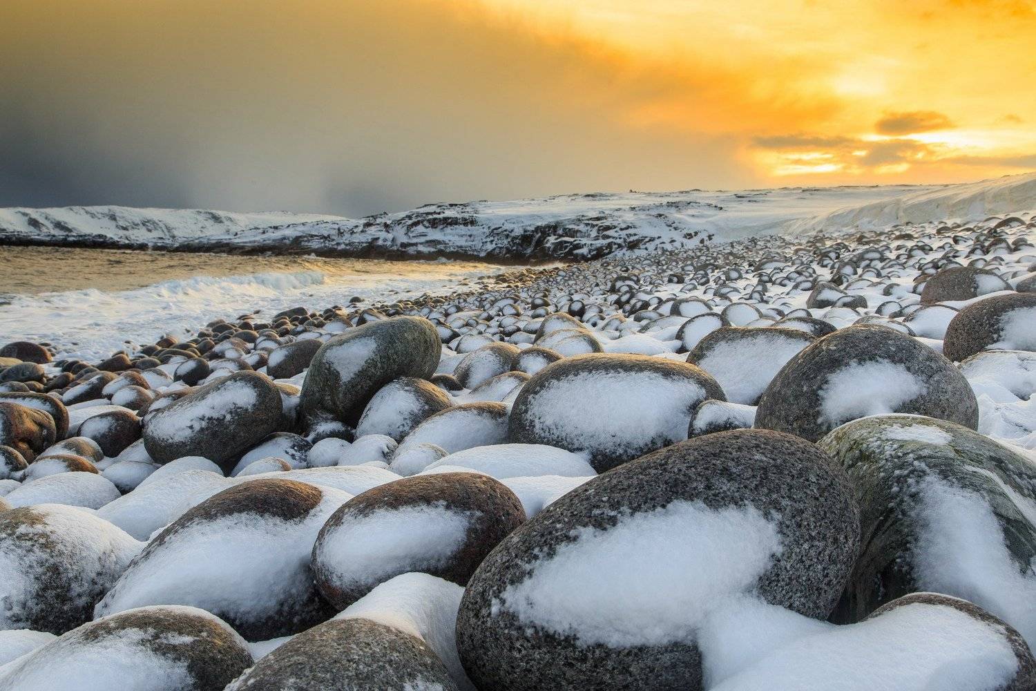 териберка, пляж, океан, рассвет, Татьяна Проценко