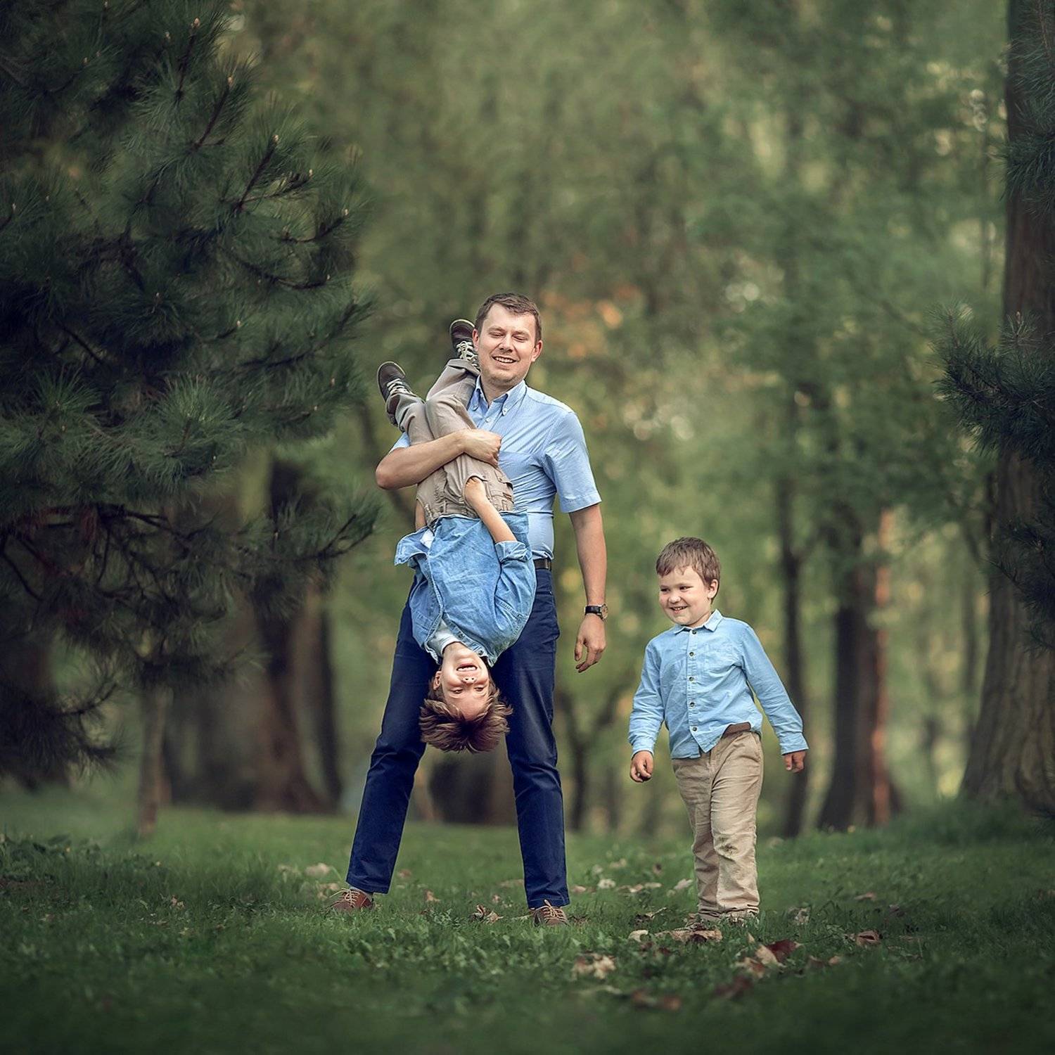 семья, портрет, дети, Ольга Балакир