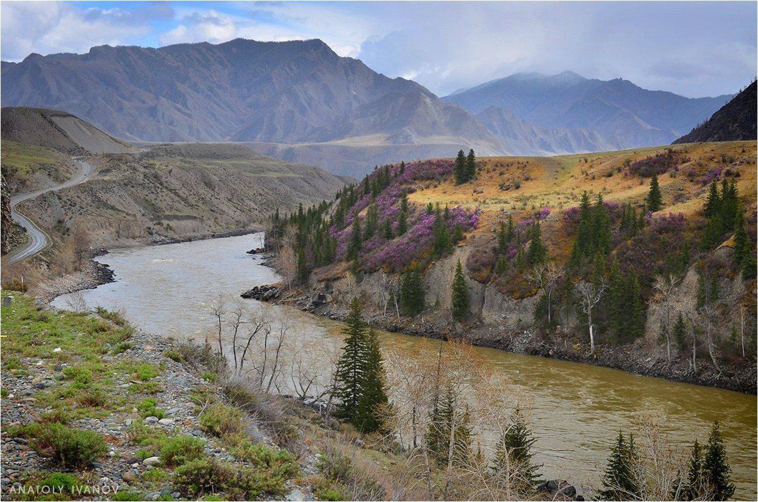 алтай, весна, горы, катунь, Анатолий Иванов