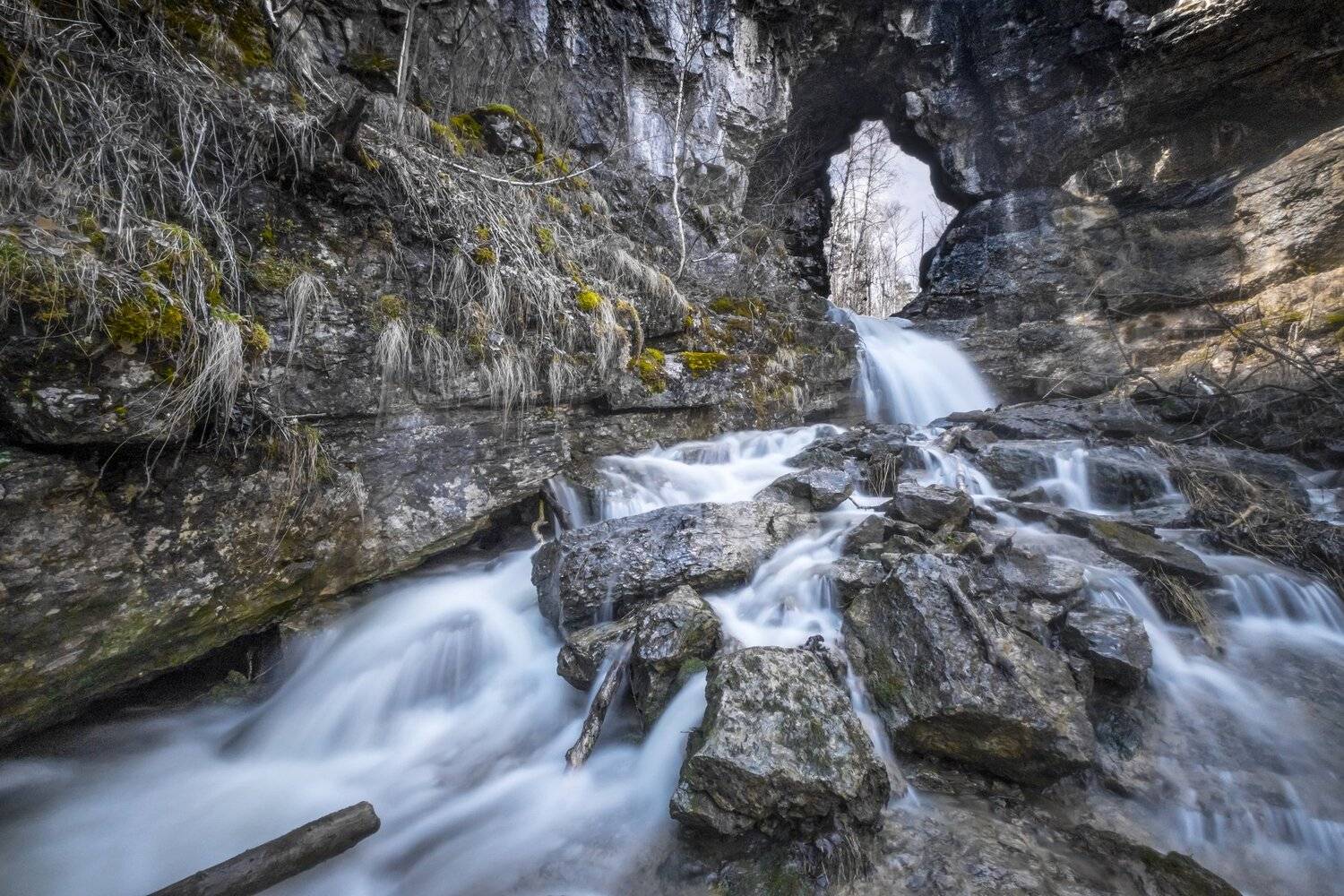 водопад, карст, выдержка, Башкирия, Савицкий Ян