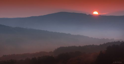 Тихий рассвет над перевалом Кебит-Богаз.